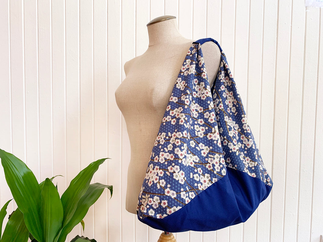 *Handmade* Origami bag | Market bag | Sakura (Blue)