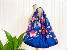 Load image into Gallery viewer, *Handmade* Origami bag | Market bag | Flowers Morning Glory

