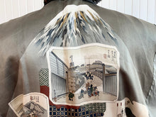 Load image into Gallery viewer, Men&#39;s Vintage Haori/Kimono Green 1970s
