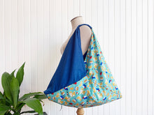 Load image into Gallery viewer, *Handmade* Origami bag | Market bag | Shiba and Mount Fuji

