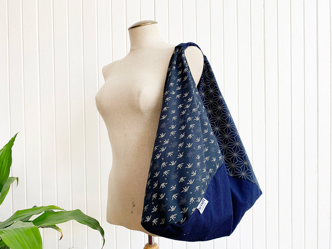 *Handmade* Origami bag | Market bag | Asanoha x Origami