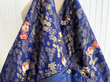 Load image into Gallery viewer, *Handmade* Origami bag | Market bag | Maneki-neko (Navy Blue)
