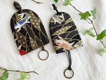 Load image into Gallery viewer, Handmade Key pouch - Key holder | Koi Fish Black
