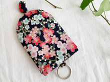 Load image into Gallery viewer, Handmade Key pouch - Key holder | Red Floral
