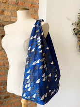 Load image into Gallery viewer, *Handmade* Origami bag | Market bag | Kumo (Navy)
