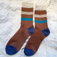 Charger l&#39;image dans la galerie, wool and cotton blend winter socks

