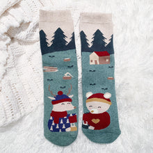 Load image into Gallery viewer, Cozy Cotton Socks - Camping
