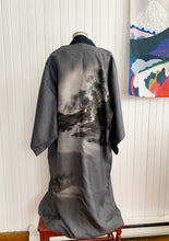 Charger l&#39;image dans la galerie, Homme Vintage Juban / Kimono Bleu Années 80
