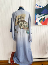 Load image into Gallery viewer, Men&#39;s Vintage Juban/Kimono Blue 1950s
