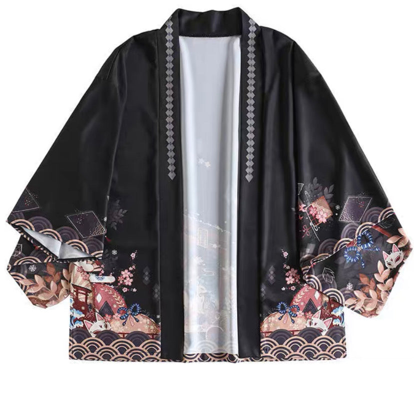 Inari shrine Kimono Shirt | Anime Kimono