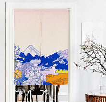 Charger l&#39;image dans la galerie, Noren | Curtain | Wall Hanging | Mountain - novmtl
