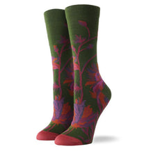 Charger l&#39;image dans la galerie, floral cotton socks funky socks colorful socks
