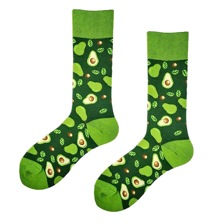 Crew Socks | Funky Socks - Avocado