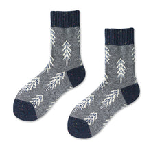 Load image into Gallery viewer, Holiday Special | Wool Socks | Pine Tree (Blue)
