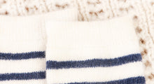 Load image into Gallery viewer, Cozy and Warm | Wool Socks | White Stripes
