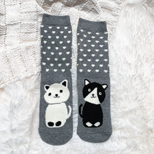 Load image into Gallery viewer, Cozy Cotton Socks - Cats
