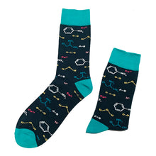 Load image into Gallery viewer, Crew Socks | Funky Socks - Chemical formula
