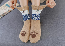 Charger l&#39;image dans la galerie, shiba socks kawaii dog cute room socks cozy at home
