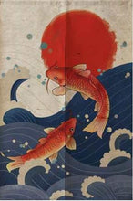 Load image into Gallery viewer, Noren | Curtain | Wall Hanging | Koi Fish - novmtl
