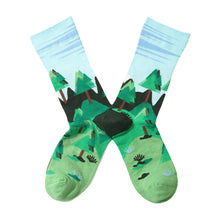 Load image into Gallery viewer, Crew Socks | Funky Socks - Forest
