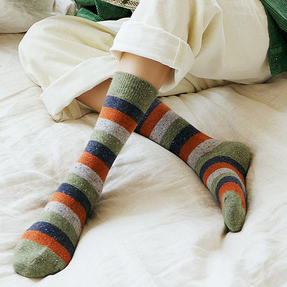 wool socks cozy and warm