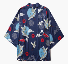 Load image into Gallery viewer, Flying Cranes Kimono Shirt | Anime Kimono
