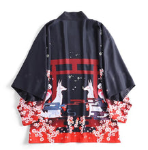 Load image into Gallery viewer, Reversible Haori | Fushimi Inari Shine | Kimono Cardigan
