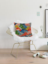 Load image into Gallery viewer, Square Toss Cushion Cover - Rainbow Mountains

