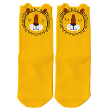 Load image into Gallery viewer, 3 Pack Kids&#39; Socks | Cotton | Lion|Boutique novmtl
