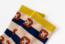 Load image into Gallery viewer, 3 Pack Kids&#39; Socks | Cotton | Lion|Boutique novmtl
