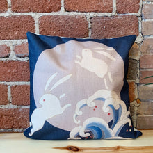 Load image into Gallery viewer, Square Toss Cushion Cover | Rabbits
