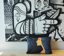 Charger l&#39;image dans la galerie, ROGER CAMOUS Toss Cushion - Night - novmtl
