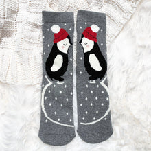 Load image into Gallery viewer, Cozy Cotton Socks - Penguins
