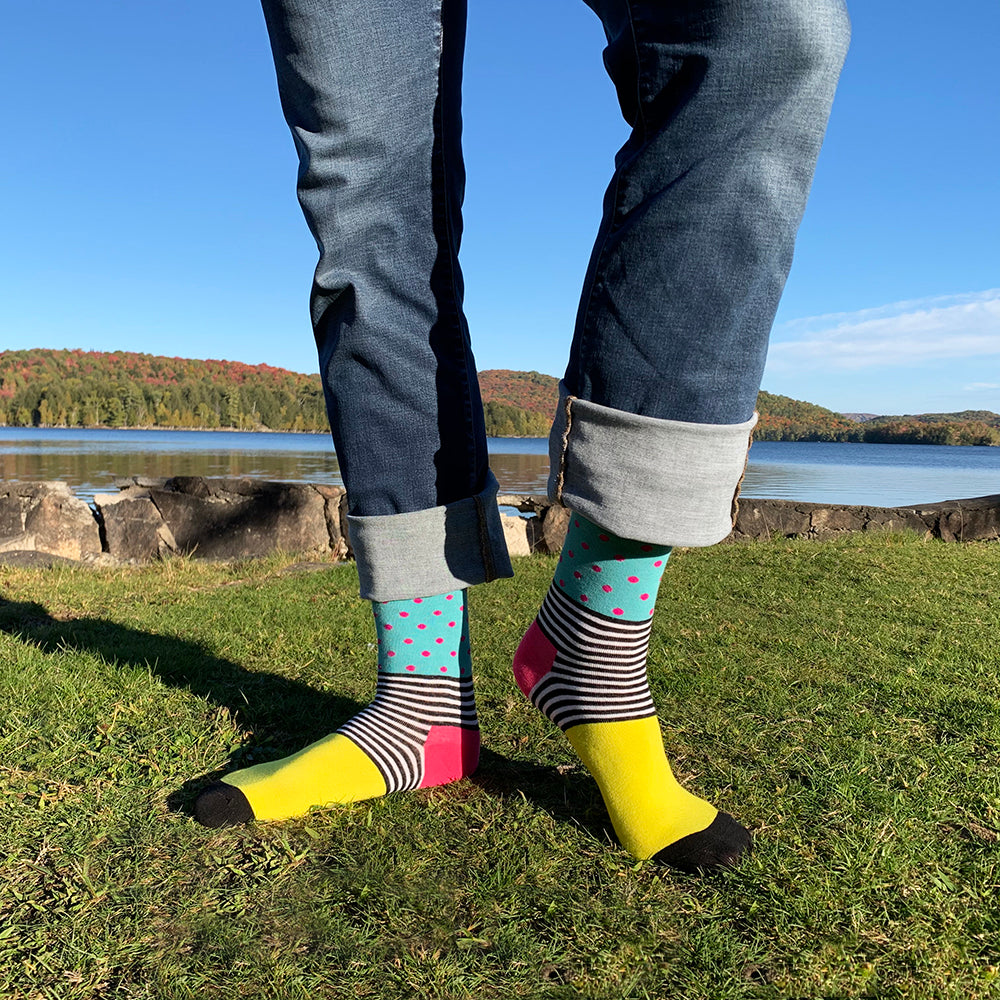 Crew Socks | Funky Socks | Stripes & Dots
