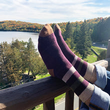 Charger l&#39;image dans la galerie, wool socks cozy and warm|Athletic Funky Socks|boutique local NOVMTL
