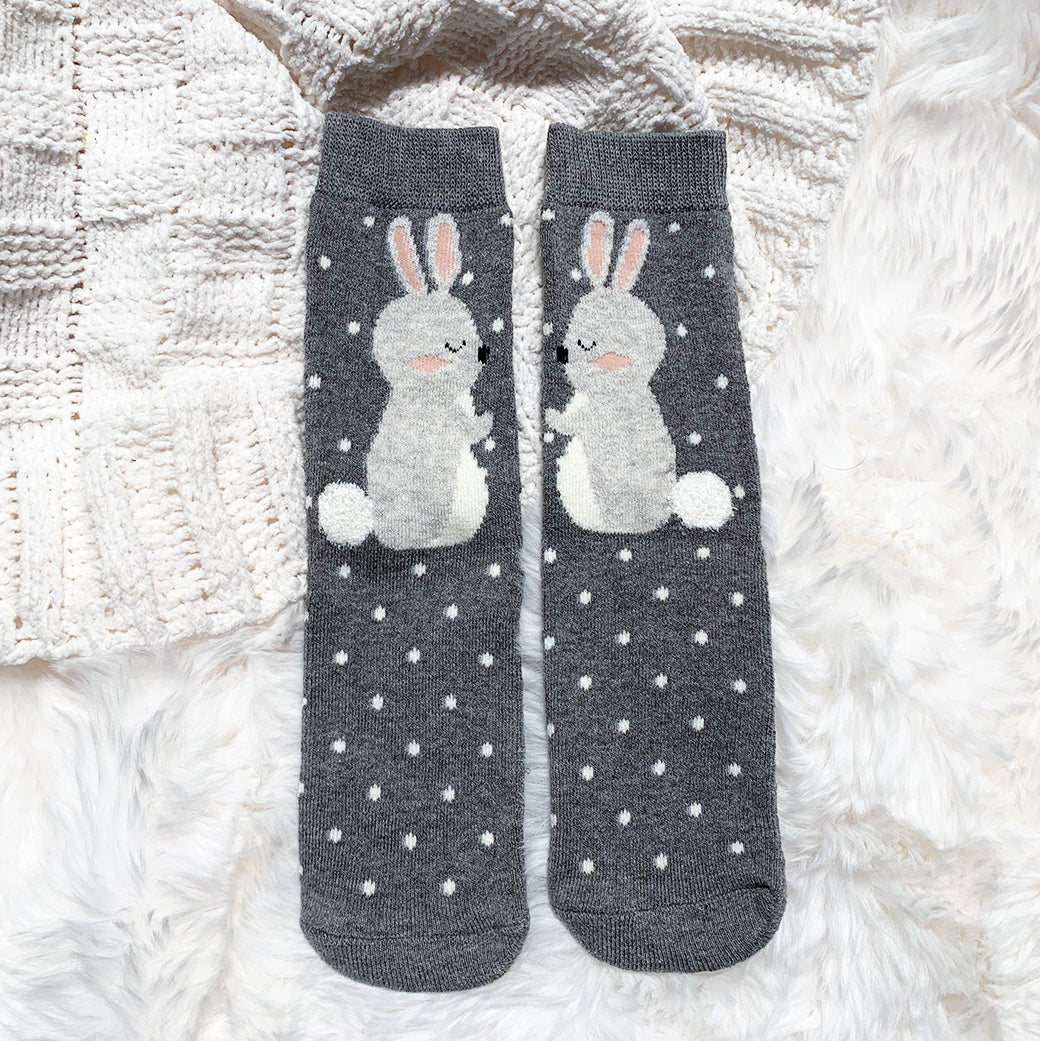 Cozy Cotton Socks - Rabbits