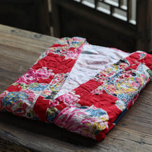 Load image into Gallery viewer, New Arrival - Kimono Shirt Red Floral
