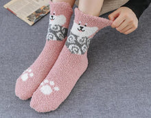 Load image into Gallery viewer, shiba socks kawaii dog cute room socks cozy at home
