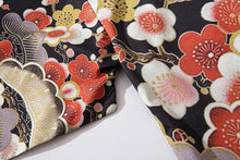 Charger l&#39;image dans la galerie, crane Floral design |Crane kimono shirt Kimono shirt-Kimono Cardigan | Boutique Local NOVMTL
