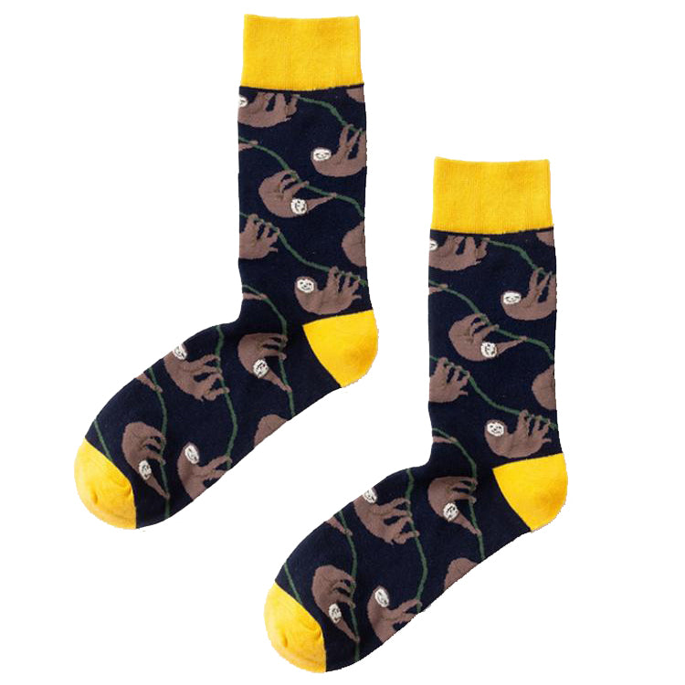 Crew Socks | Funky Socks - Sloth
