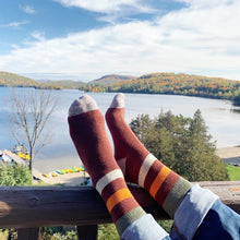Load image into Gallery viewer, wool socks cozy and warm|Athletic Funky Socks|boutique local NOVMTL
