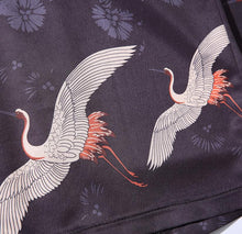 Charger l&#39;image dans la galerie, crane design  shirt Crane kimono shirt  Kimono shirt-Kimono Cardigan | Boutique Local NOVMTL
