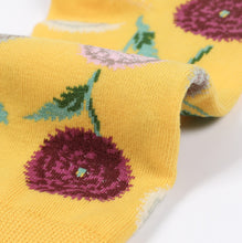 Load image into Gallery viewer, floral cotton socks funky socks colorful socks
